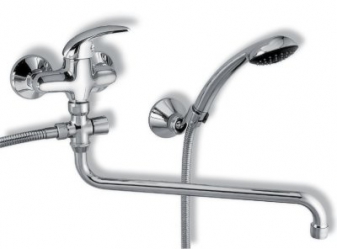 Vanová paneláková baterie 150 mm Metalia 55 chrom -lék páka