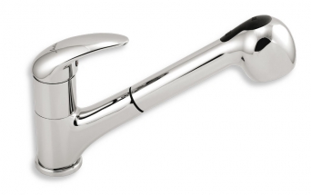 Dřezová teleskopická baterie Metalia 55 chrom