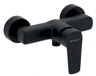 Sprchová baterie bez příslušenství 150 mm METALIA 58, černá