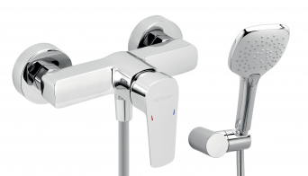 Sprchová nástěnná baterie METALIA 58 ECO, 150 mm, chrom