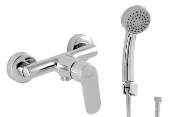 Sprchová baterie s příslušenstvím Titania Cosmos 150mm chrom
