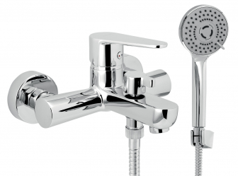 Vanová nástěnná baterie Titania Fresh ECO, 150 mm, chrom