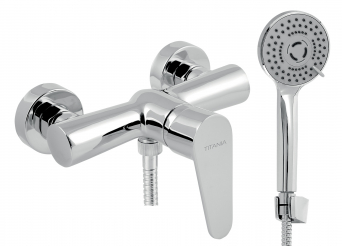 Sprchová nástěnná baterie Titania Fresh ECO, 150 mm, chrom