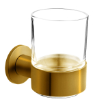 Držák kartáčků SMILE, kartáčované zlato