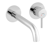 Umyvadlová nástěnná podomítková baterie Ciriculus, chrom