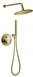 Sprchová sada podomítková Ciriculus, kartáčované zlato