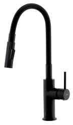 Dřezová senzorová baterie s flexi ramenem Distanza, černá
