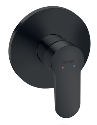 Sprchová baterie podomítková Nostris, černá