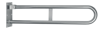 Úchyt dvojitý sklopný 572 mm kartáčovaná nerez