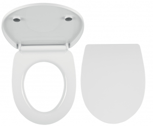 WC sedátko, duroplast bílá, panty tvrzený plast