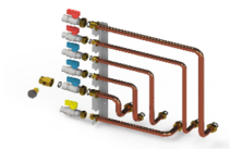 Levá připojovací sada ke kotli Solid Comfort
